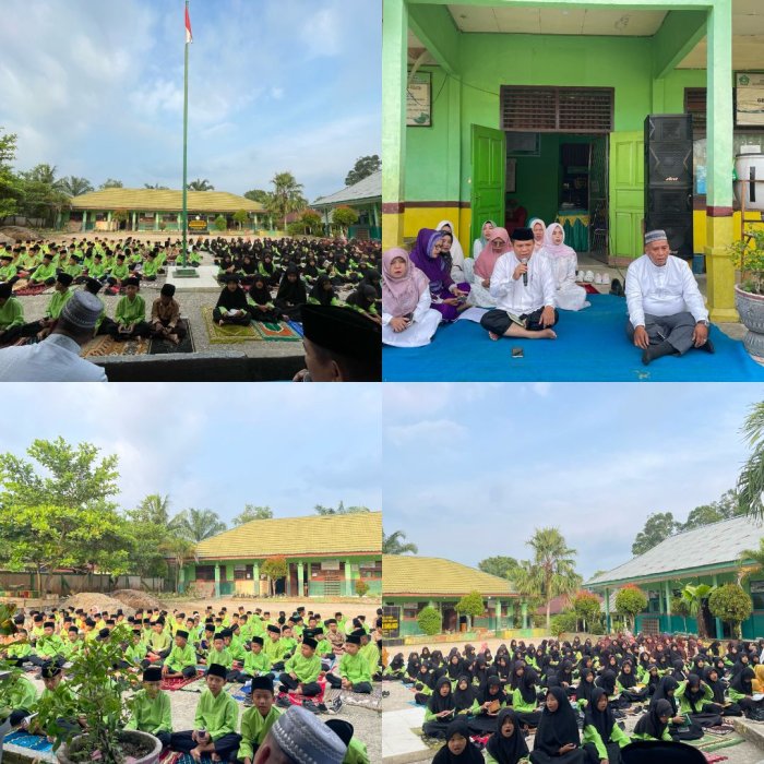 Yasinan Bersama Setiap Jumat Pagi Dipimpin Kelas IV A