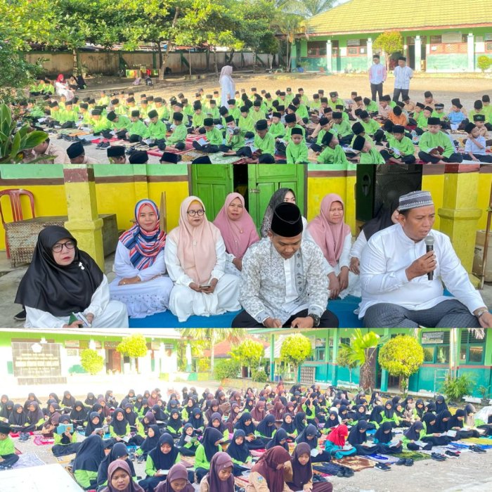 Pembiasaan Pagi Jmat yasinan bersama di MIN 3 Sarolangun