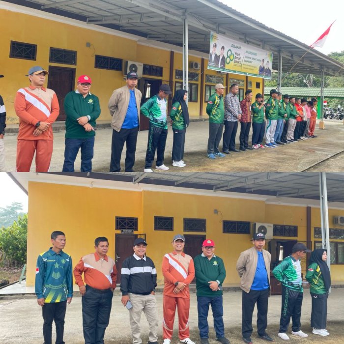 Semarak HAB 2025 di Kemenag sarolangun ratusan guru dan staf madrasah dan kua padati lokasi pembukaan