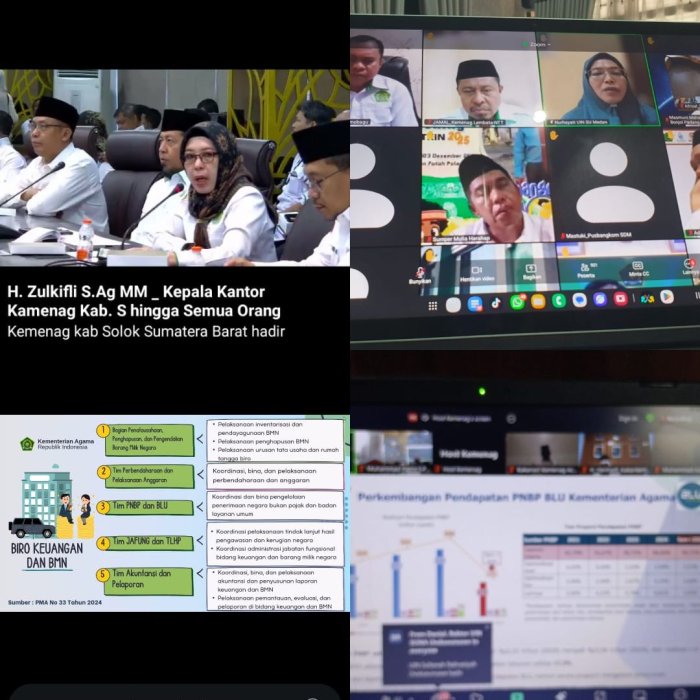 Kepala MIN 3 Sarolangun Hadiri Rapat Virtual Bersama Menteri Agama RI