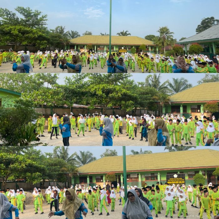 MIN 3 Sarolangun Gelar Senam Rutin Setiap Sabtu Pagi