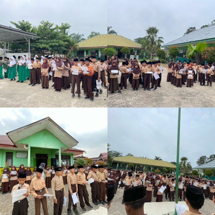 Padukan kedisplinan apel dengan sejuknya lantunan asmaul husna Padukan kedisplinan apel dengan sejuknya lantunan asmaul husna