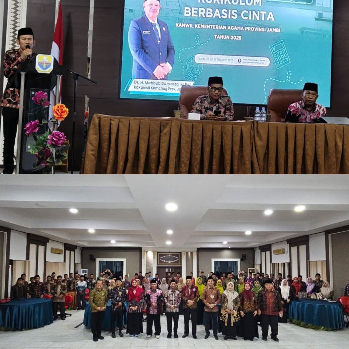 Kepala MIN 3 Sarolangun Ikuti Bimtek Kurikulum Berbasis Cinta di Jambi