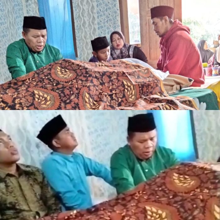 Kepala Madrasah dan Guru Takziah ke Rumah Siswa Berduka