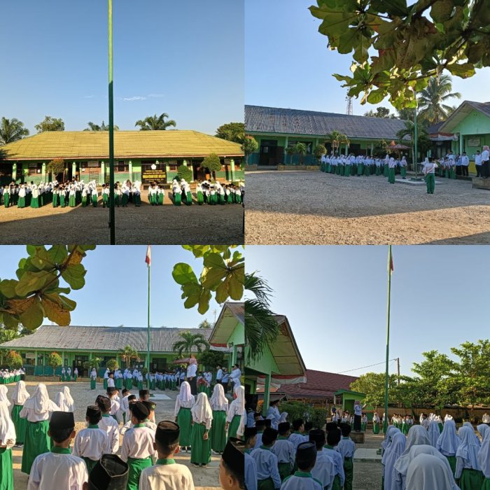 MIN 3 Sarolangun Rutin Gelar Upacara Bendera Merah Putih