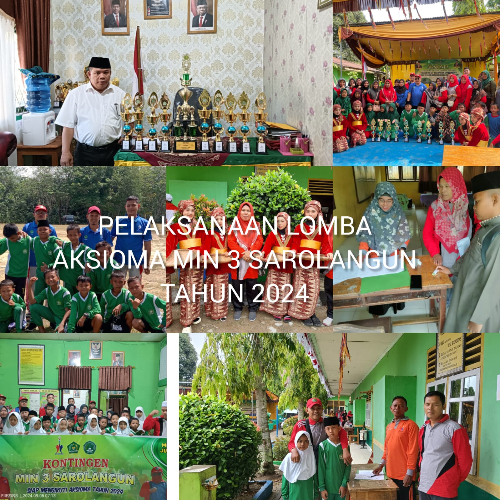 KONTINGEN MIN 3 SAROLANGUN SABET JUARA UMUM 1 AKSIOMA 2024 SE KABUPATEN SAROLANGUN 
